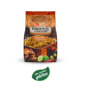 Farofa da Fazenda Sabor Galeto com Lemon Pepper 350g